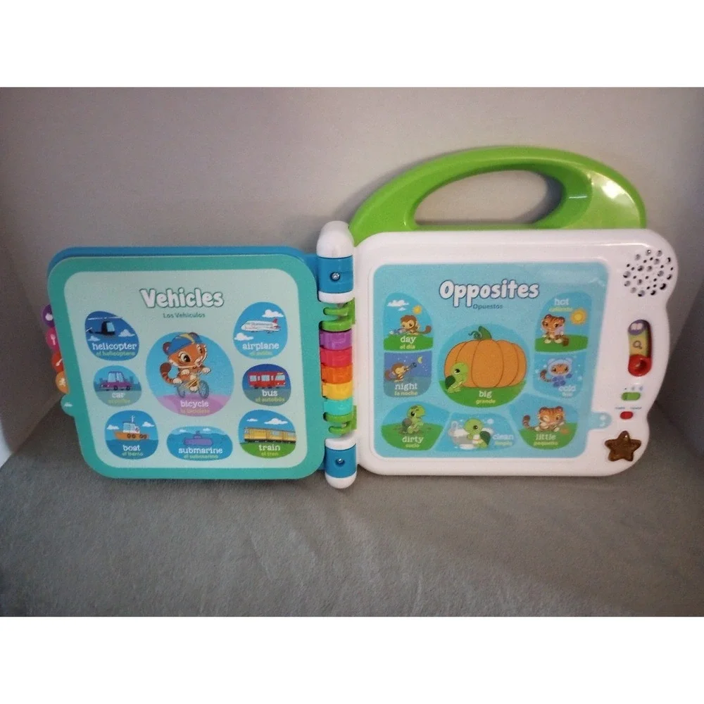 Leap Frog.  Learning Friends-100 Words Book.‎ English and Spanish. Works Great.